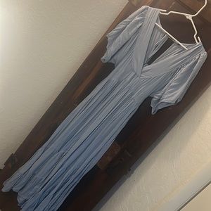 Landing Closet size Medium dusty Blue Maxi dress